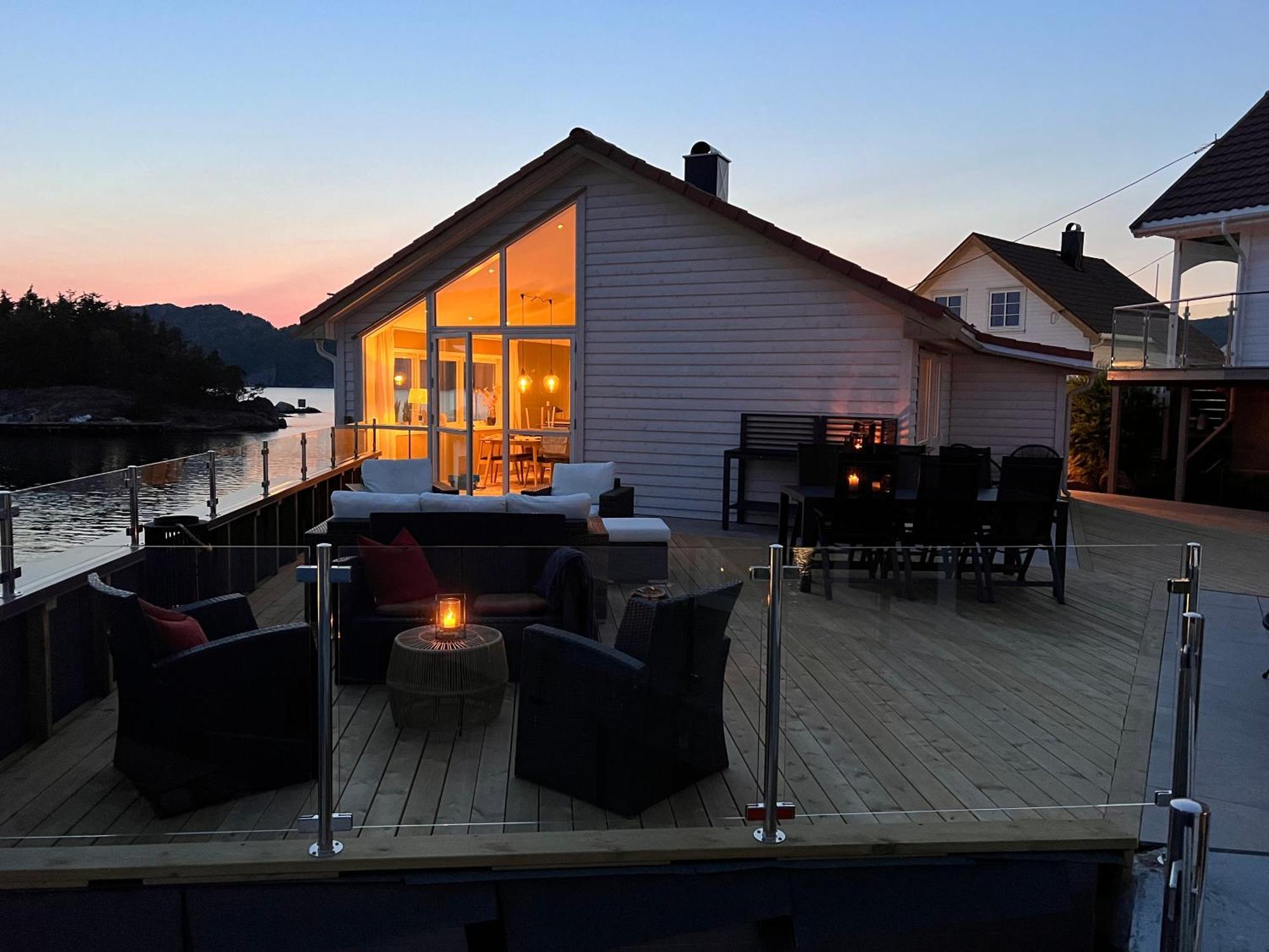 Apartamento Korshamn Rorbuer Lyngdal Exterior foto